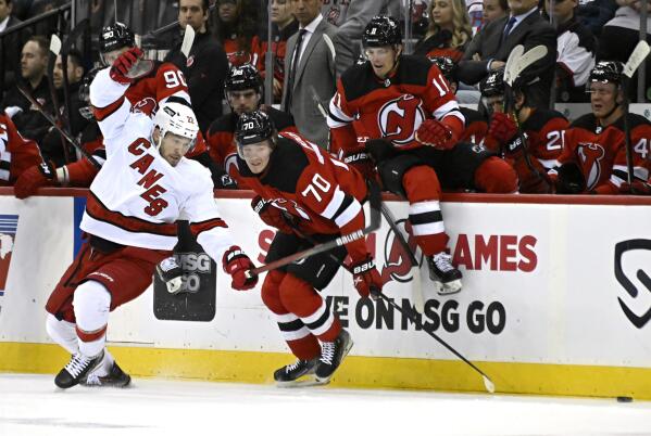 Hurricanes rally to beat Devils 3 2 in OT win 3rd straight AP News